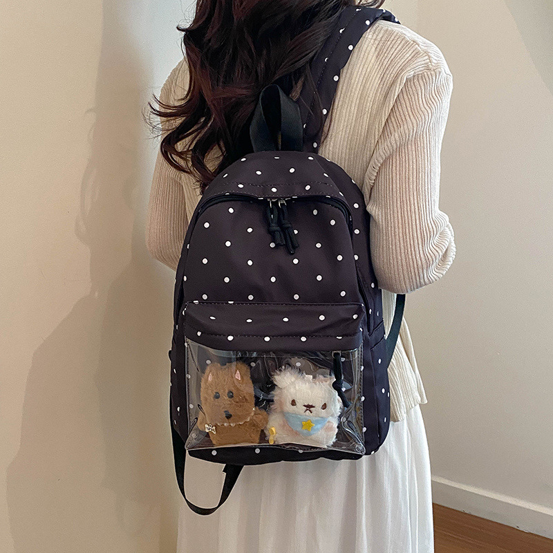 Nueva moda mochila de moda para mujeres fresca dulce gran capacidad de moda ocio para estudiantes de clase mochila simple