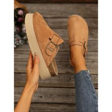 P 99026 Thick sole closed toe birken mules ��װ�ͷ���ײ���