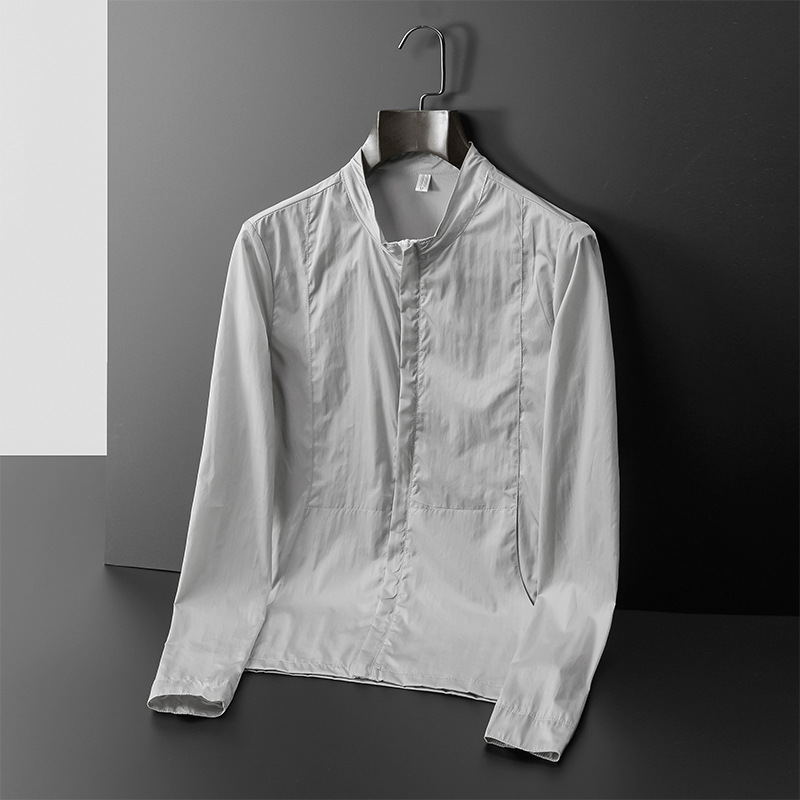 Men's silk quick dry summer sun protection clothing