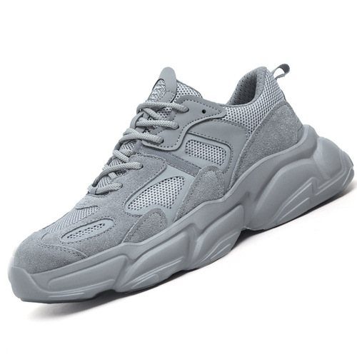 Labor protection shoes for men in summer, breathable, anti-smash, anti-puncture, steel toe, lightweight, wear-resistant, anti-odor, safety insulated work shoes for women