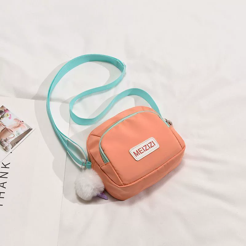 Милая маленькая сумка контрастного цвета для девочек, новинка 2020 года, студенческая сумка через плечо в корейском стиле, маленькая свежая сумка через плечо с макаронами