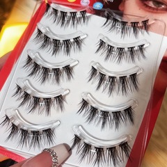 一片式純野惡魔假睫毛歐美混血款自然仿真整條lodo洛兜眼睫毛207