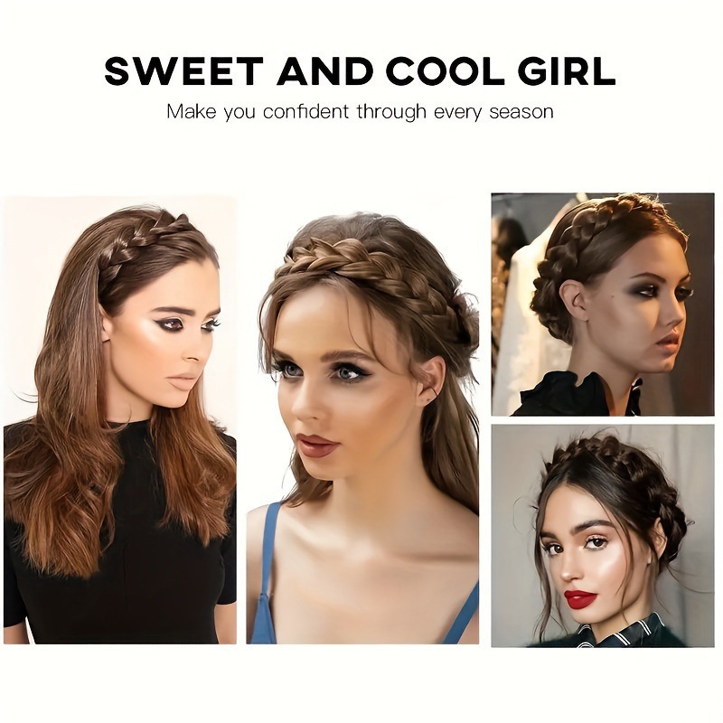 Bandas de pelo comercio exterior transfronterizo trenzado banda de pelo al por mayor spot