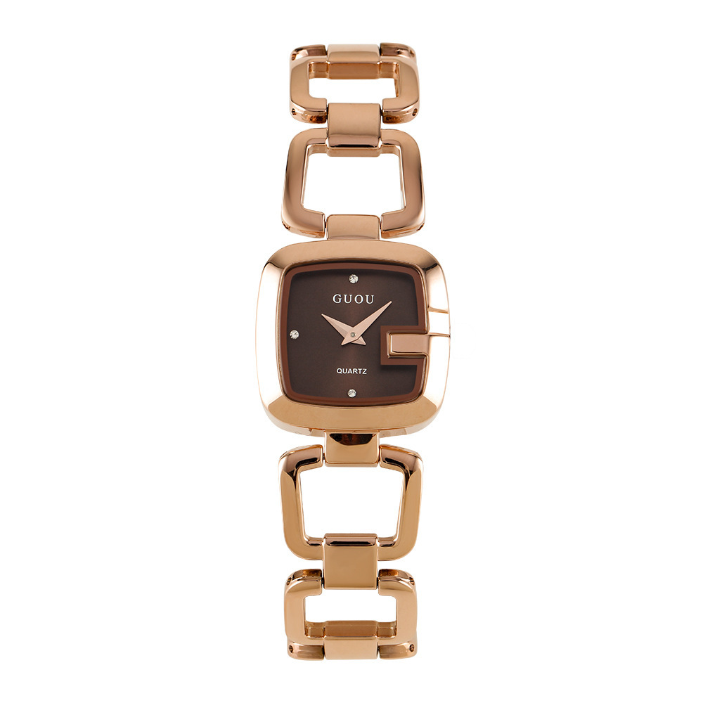 Orologio da donna GUOU Hollow Steel Band Fashion Small Dial 8190_voghion.com