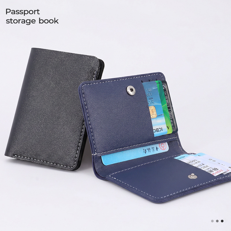 Business passport holder RFID protected document and card storage bag