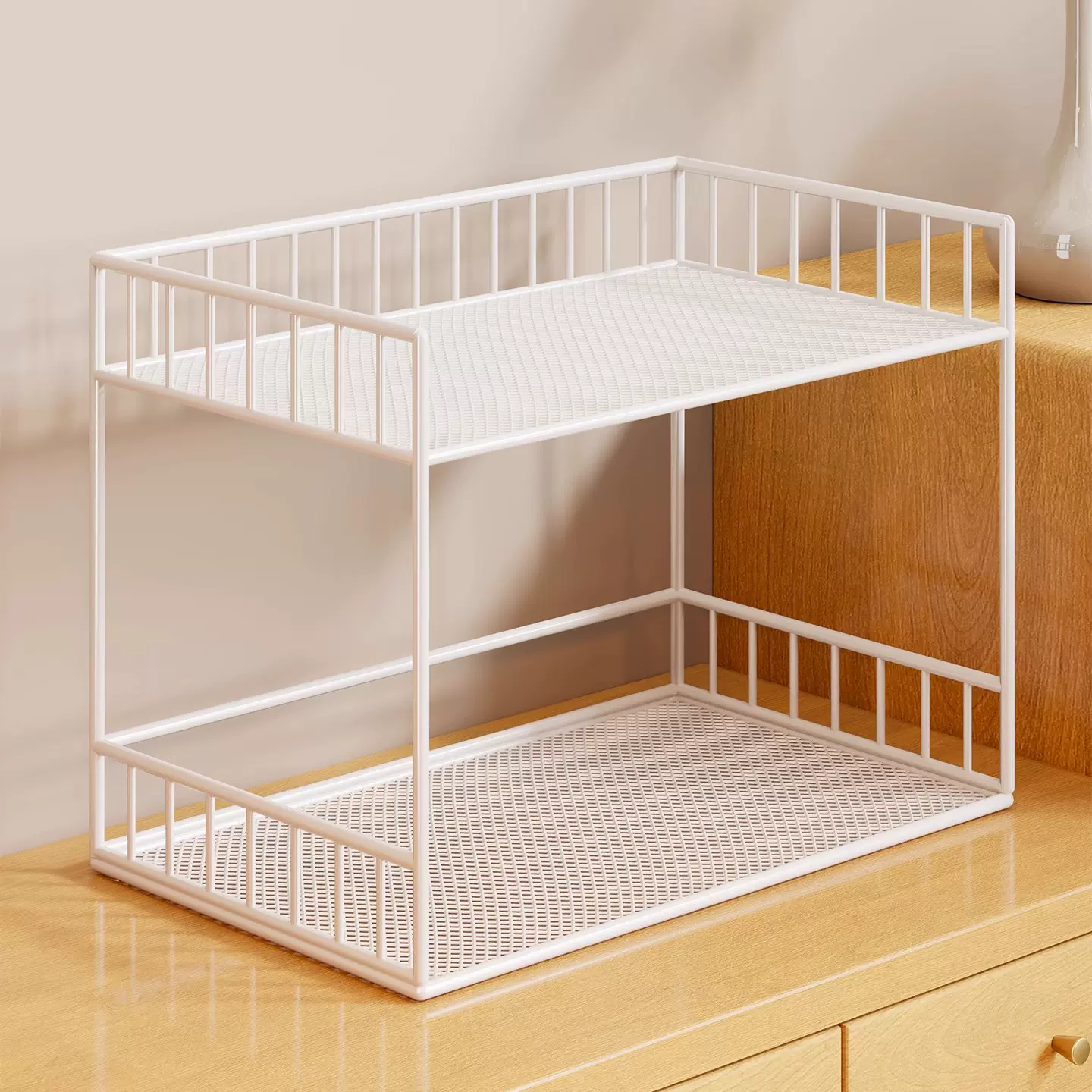 桌面置物架杯子收纳餐桌上多层水杯架子办公桌茶杯茶包整理储物架