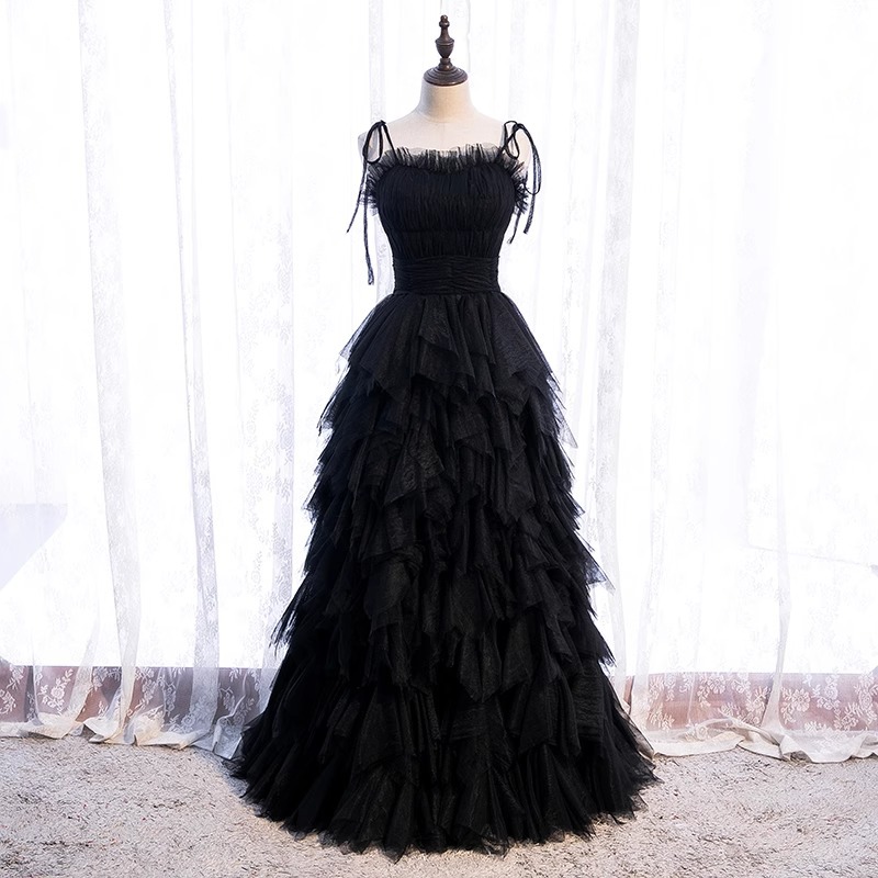 Vestido de fiesta para mujeres 2026 nuevo largo temperamento de hadas normalmente se puede usar el anfitrión de la fiesta vestido adelgazante