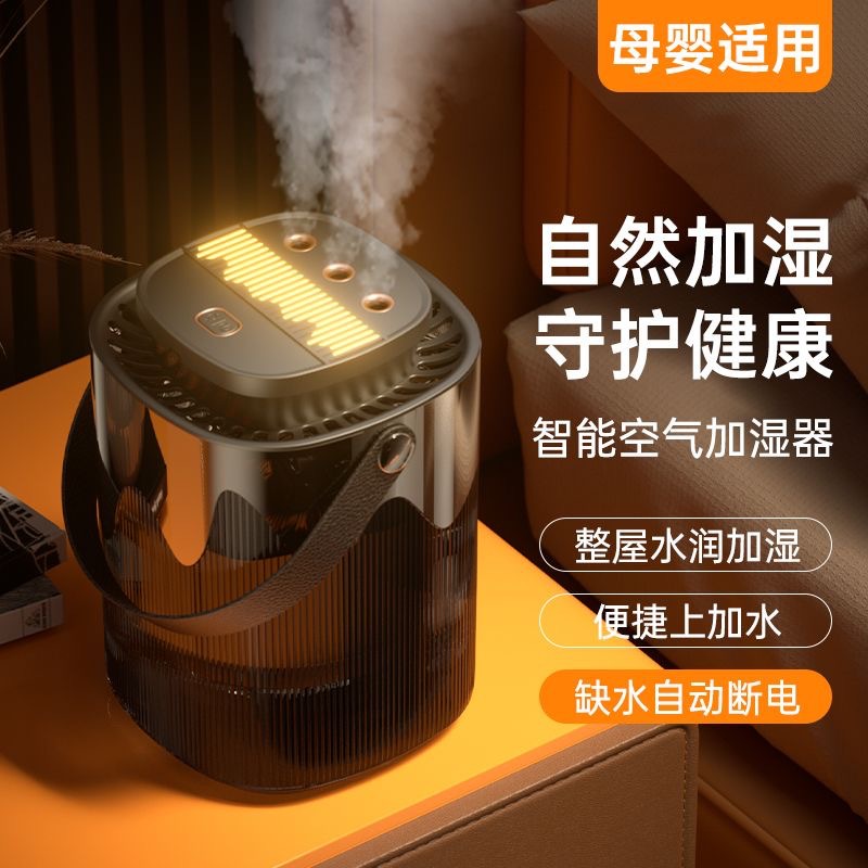 New Humidifier for Home Office, Atomizer with Large Volume Spray, Hydrating Night Light X6 Humidifier