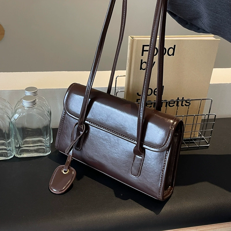 Женские сумки 2025, новая высококачественная сумка через плечо большой вместимости, маленькая квадратная сумка интернет-знаменитостей, популярная нишевая сумка подмышками