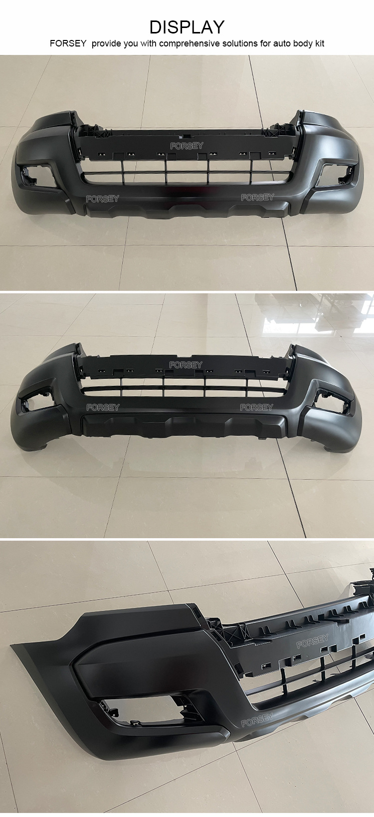 Suitable for 15 Ford Ranger front bumper blanks, unpainted