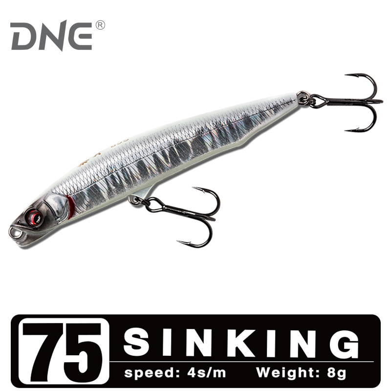 6 Colors Shallow Diving Minnow Lures Sinking Hard Plastic Baits Fresh Water Bass Swimbait Tackle Gear