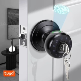 指纹锁;机械门锁