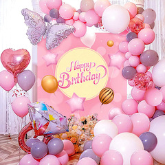 成人派對生日布置裝飾氣球  兒童小孩卡通氣球套裝小孩生日氣球