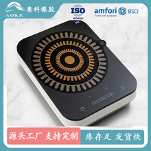 跨境硅膠電磁爐墊 耐高溫防油污加熱可變色電磁爐保護墊不沾桌墊