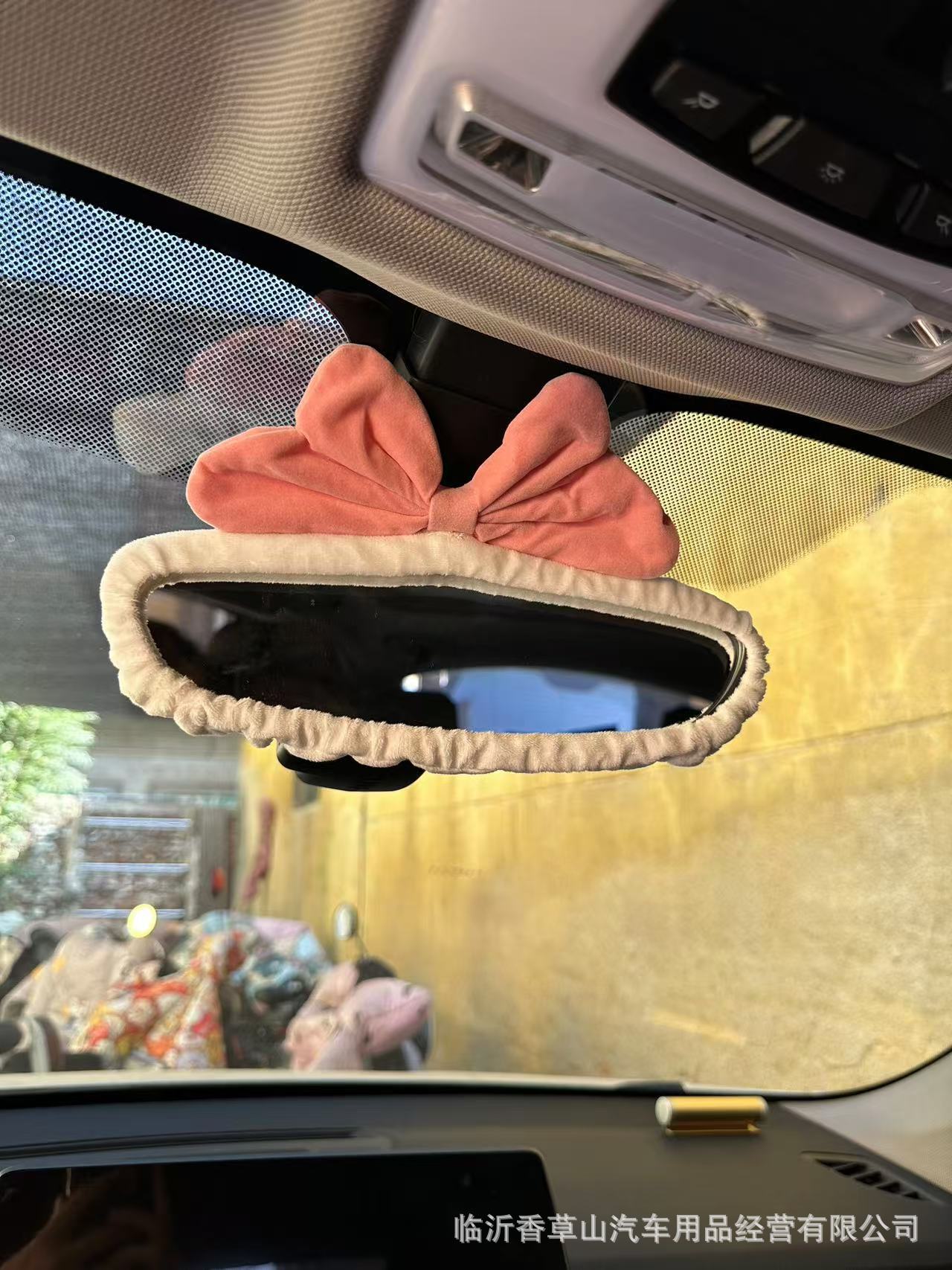 Creatividad transfronteriza encantadora cubierta de espejo retrovisor de automóvil nuevo espejo retrovisor de dibujos animados decoración interior del automóvil image 6