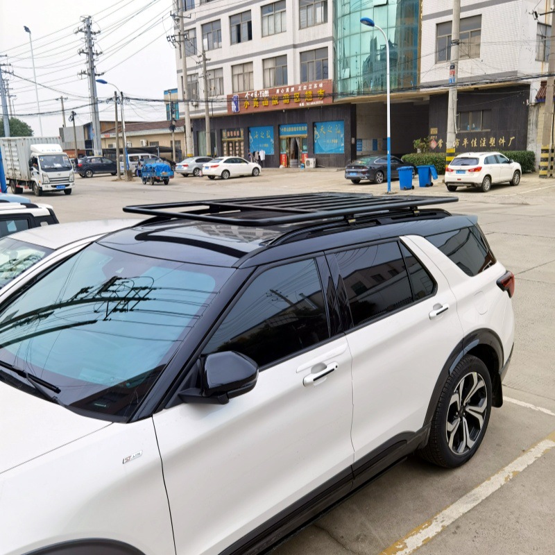 The Roof Luggage Rack for the Explorer Is Designed to Expand the Travel Capabilities of the Vehicle