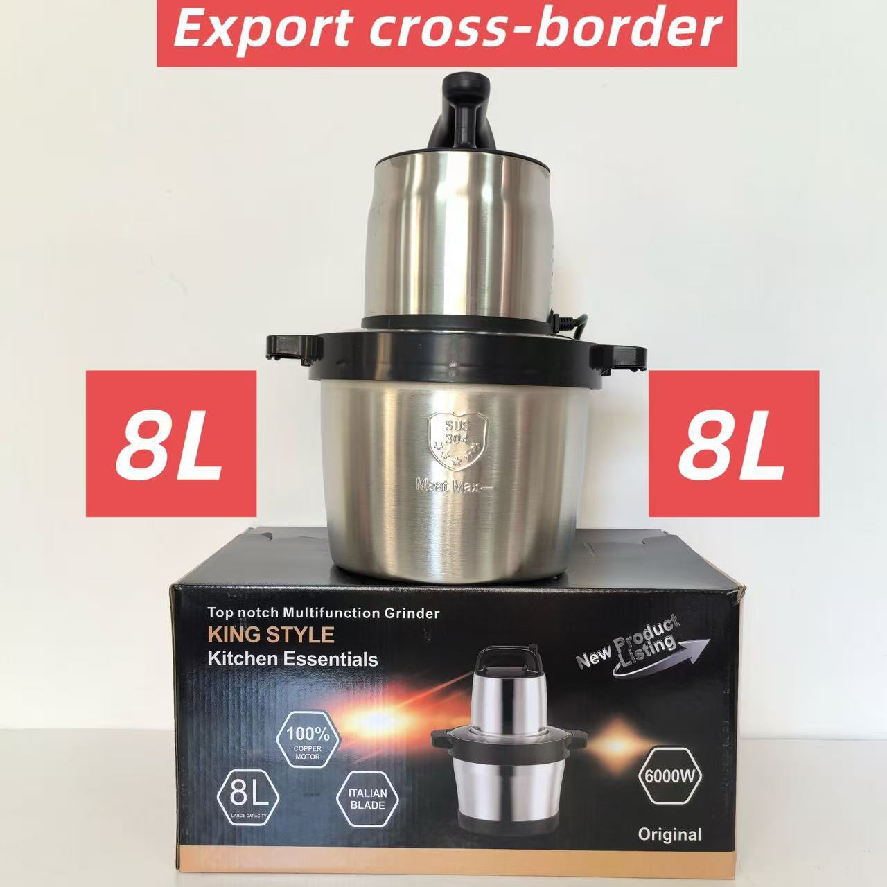 Cross-Border Wholesale Export Fufu Meat Grinder Vegetable Stuffing Machine Garlic Mincer Blender Baby Food Maker Pure_voghion.com
