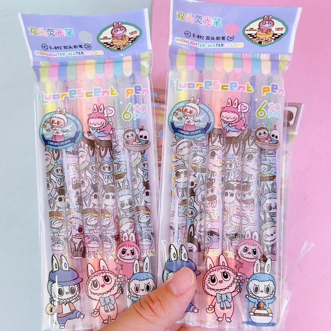 Capibara caja de resaltador Sanliou bolsillo de resaltador de bolsillo de los estudiantes puntos clave marcador multifuncional