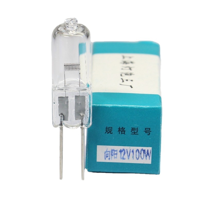 Shanghai Light Bulb Factory No. 3, Xiangyang Brand LHD12-100 12V 100W Microscope Light Bulb, Slide Light Bulb