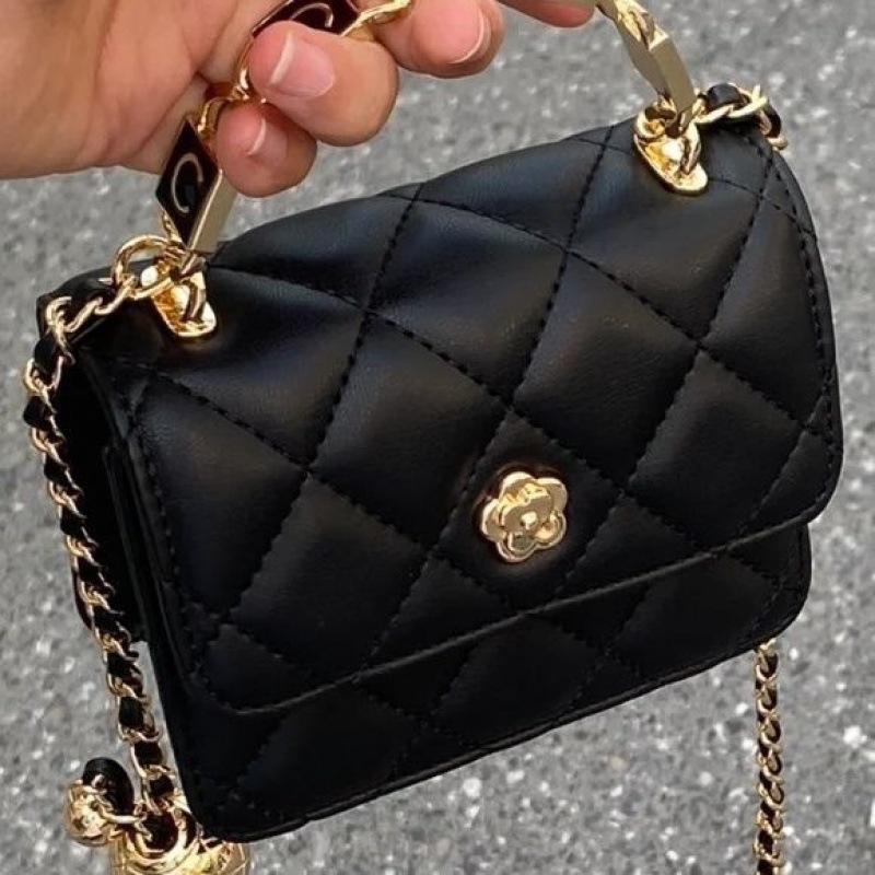 Gesteppte Mini Umhängetasche Für Damen Im Luxuriösen Chanel Stil_voghion.com