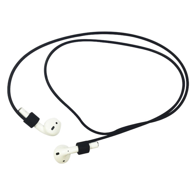 Cross-Border Magnetic Silicone Earphone Anti-Loss Strap, Durable, Wear-Resistant, Sweat-Proof, Anti-Slip, Supports Bluetooth Earphones, Sports Anti-Loss Strap