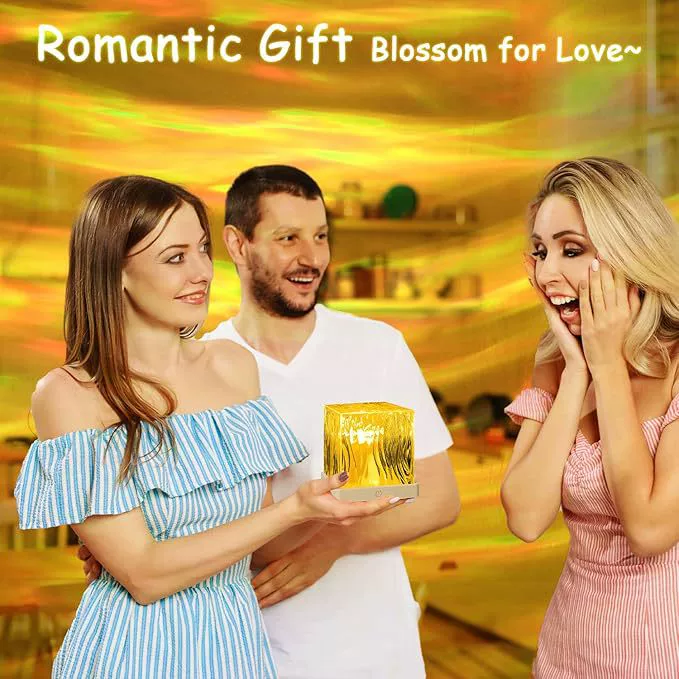 В наличии: трансграничный светильник «Северное сияние» (аурора), забавная лампа с эффектом водной ряби, атмосферный светильник, проектор звездного неба