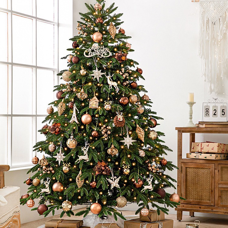 Hong kong heng nuevo gran árbol de navidad lujo PE1.5 m 1,8 paquete cifrado nórdico internet celebridad ventana decoraciones