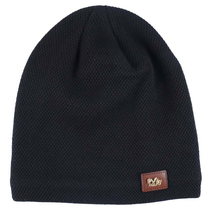 2023 Uusi Hot Selling Miesten Neulottu Hattu Pehmolla ja Lämmin päällinen Päähattu Korean Edition Kylmänkestävä villahattu Tide Syksy ja Talvi Cross Border_voghion.com