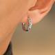 Vintage Brave Men's Silver Earrings Boys' Fashionable Earrings 925 Silver Plated Boys' All-match Earrings Earrings and Ear Buckle