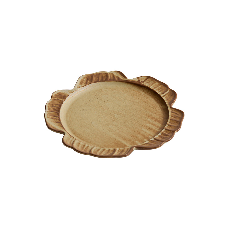 Plato de decoración artística creativa, plato de restaurante francés de alto valor, plato de filete de pasta occidental