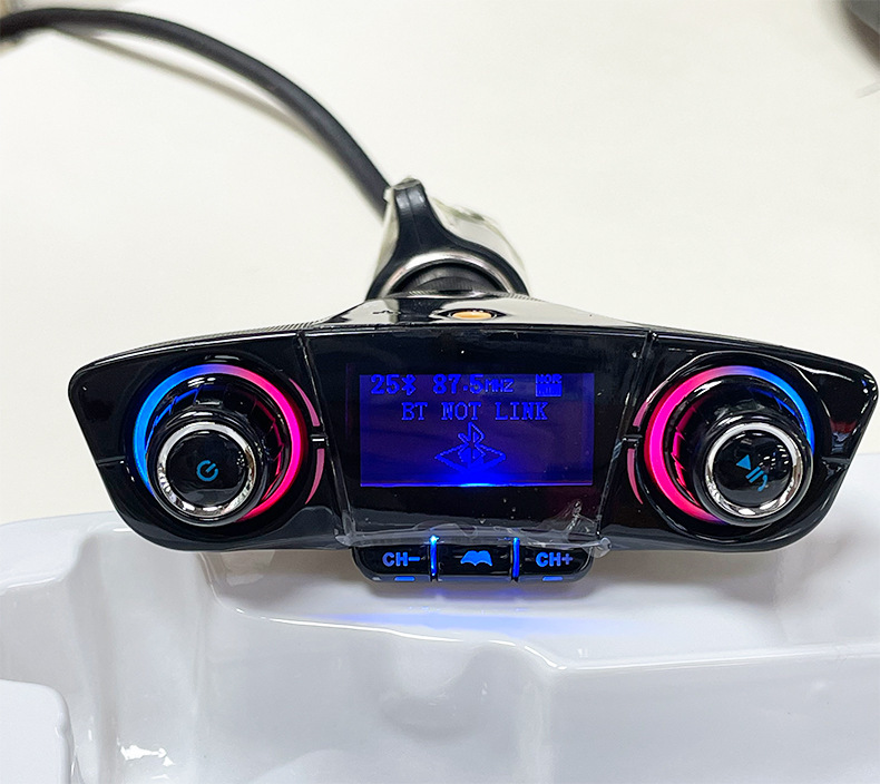 BT06 Car MP3 Bluetooth Player Car Charger QC3.0 Handsfree FM Transmitter