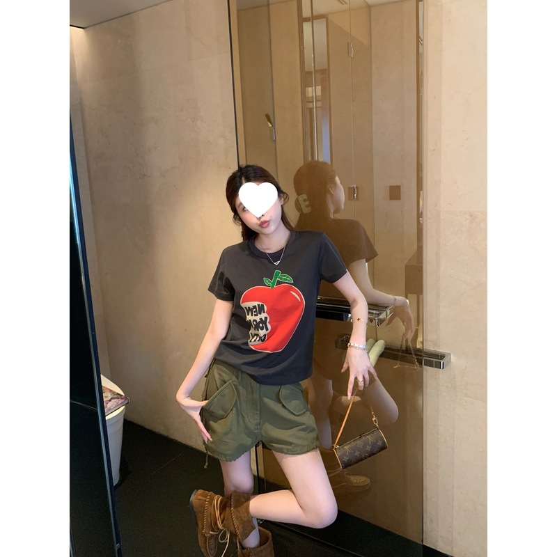 章章 casual风可收腰精致设计松弛百搭立体感工装短裤|undefined