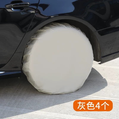 Car Tire Protective Cover, Spare wheel cover - gray-set-of-4