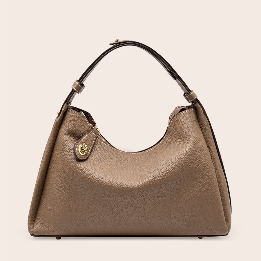 2026 New Luxury Genuine Leather Women's Bag Crossbody Shoulder Bag Fashion Underarm Bag Elegant Leather Handbag - Thumbnail 2
