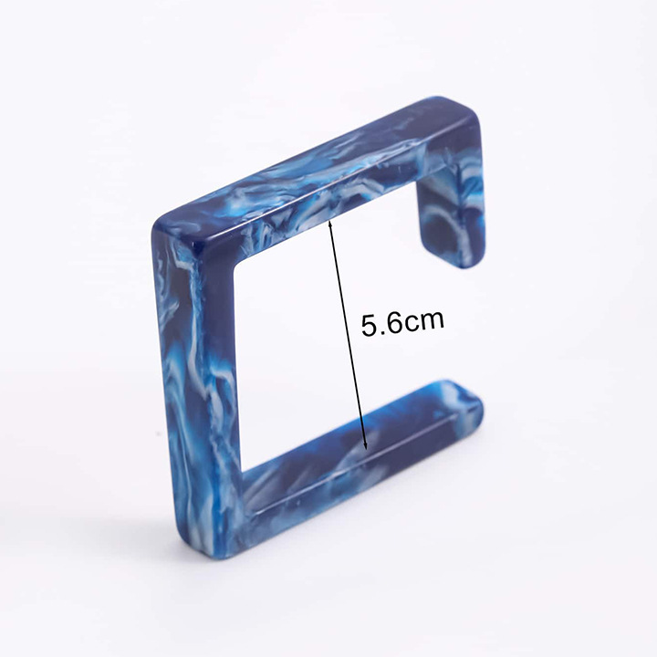 Simple Style Triangle Round Square Resin Asymmetrical Women's display picture 2