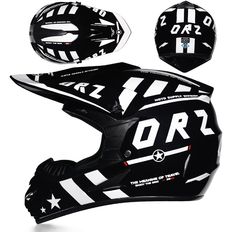 Nuevo casco de bicicleta eléctrica estándar nacional hombres y mujeres adultos montaña cuesta abajo atv casco completo niños van kart campo