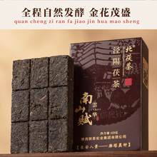 黑茶陕西特产泾阳茯茶金花茯砖茶关中八景小块茶茯茶小包装批发