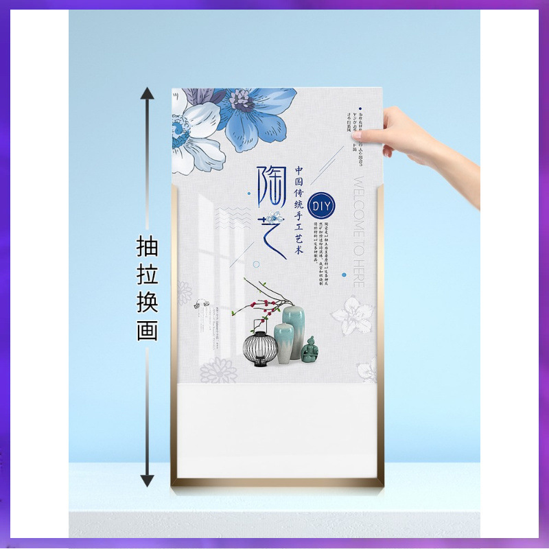 Mx56 Narrow Edge Aluminum Alloy Advertising Frame Photo Frame Wall Hanging A3 Open A4 Picture Frame Magnetic Elevator Poster Frame Mx56 Narrow Edge Aluminum Alloy Advertising Frame Photo Frame Wall Hanging A3 Open A4 Picture Frame Magnetic Elevator Poster Frame