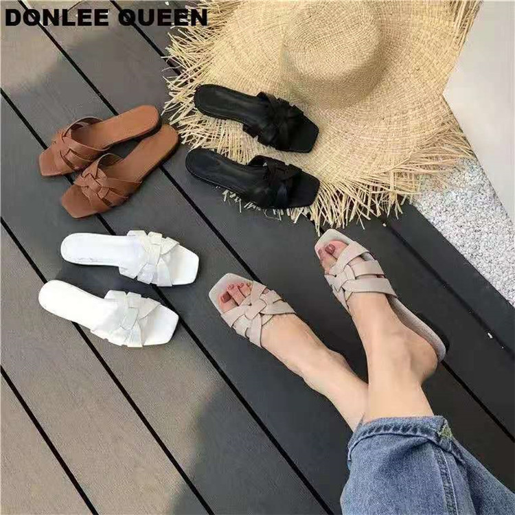 fashion solid color flat-bottomed sandals wholesale women s clothing Nihaostyles NSJJX67798