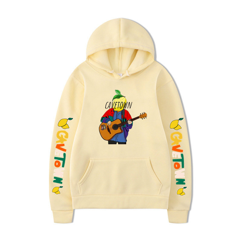 2026 Cross-Border Hooded Sweatshirt for Men Cavetown Lemon Boy Collaboration Pullover Trendy Casual 2026 Cross-Border Hooded Sweatshirt for Men Cavetown Lemon Boy Collaboration Pullover Trendy Casual