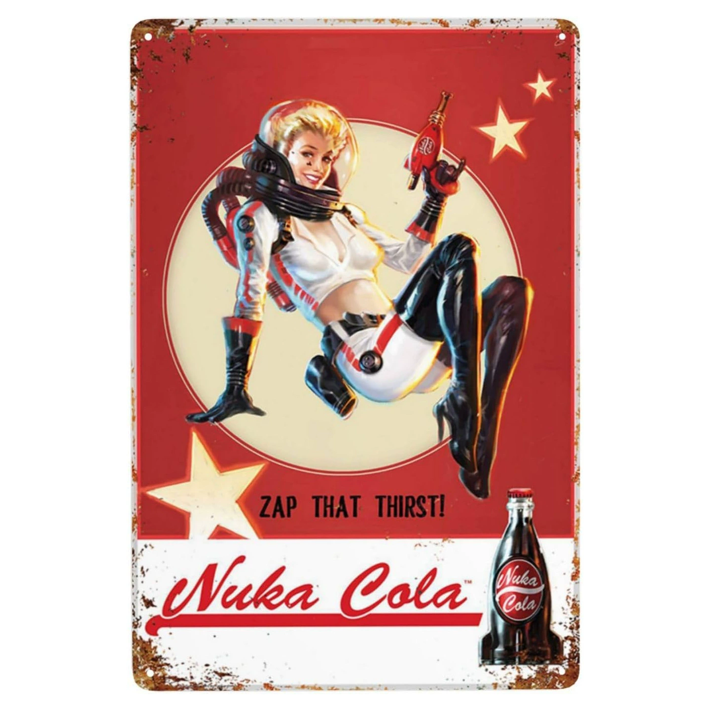 Retro NUKA-CoLA ядерная Coca-Cola Tiechi классическая обстановка Fallout ностальгический постер