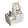 Cosmetic advanced table storage box, storage system for skin care, high-quality style