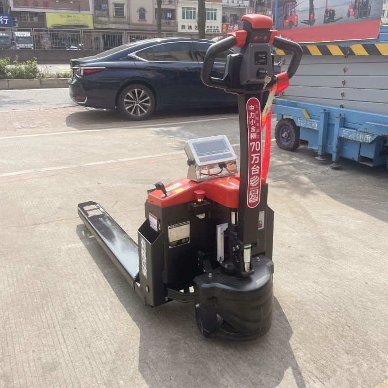 Zhongli camión de Escala electrónica 2 toneladas con la impresión de pesaje tierra ganado logística almacén carretilla elevadora escala con escala carretilla elevadora eléctrica