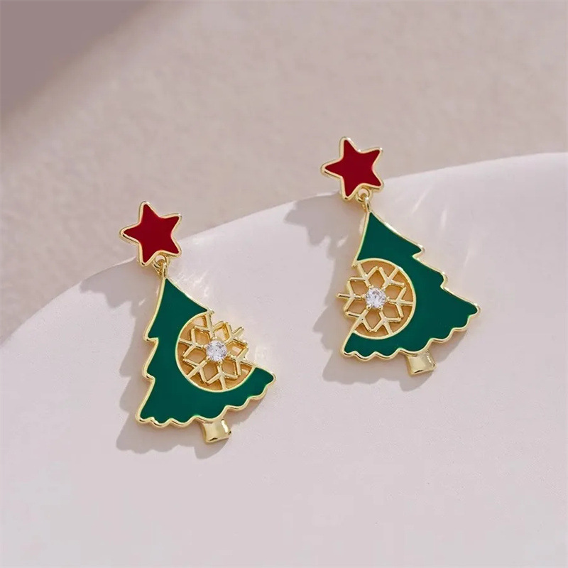 Orecchini pendenti albero di natale – gioielli donna eleganti_voghion.com