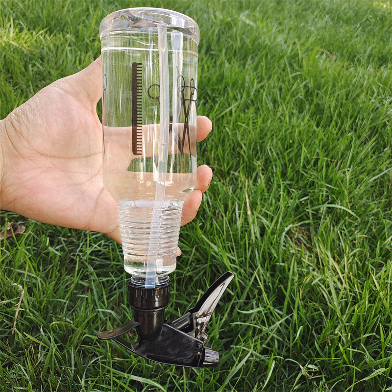 Regadera de plástico prensado a mano color caramelo jardín balcón riego aspersión 500ml plástico herramienta de jardinería regadera