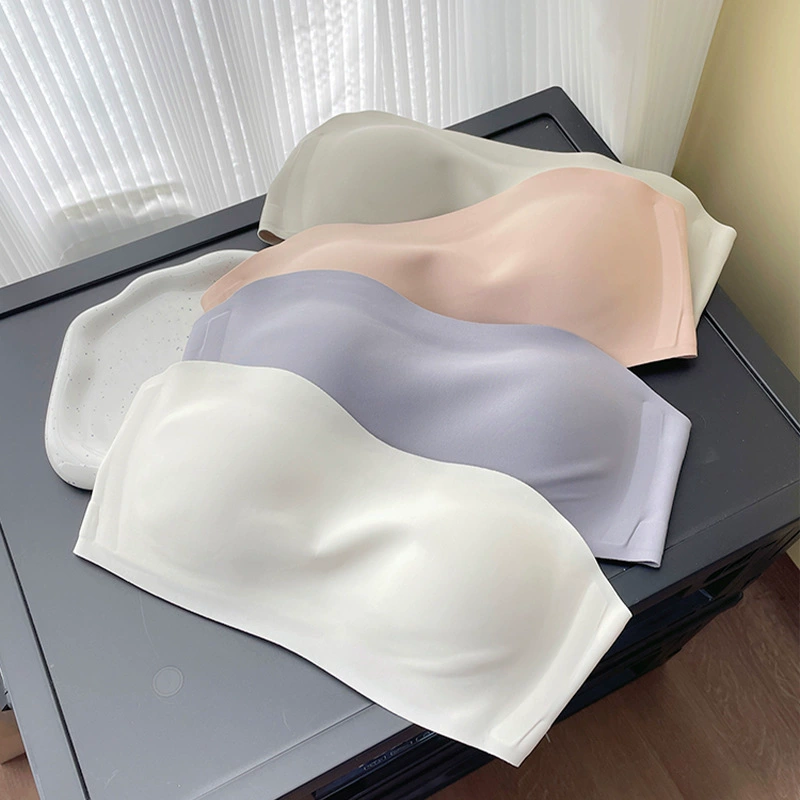 Thin bra top — push‑up supporting underwear, seamless look, sizes S–XL (32/70–38/85)