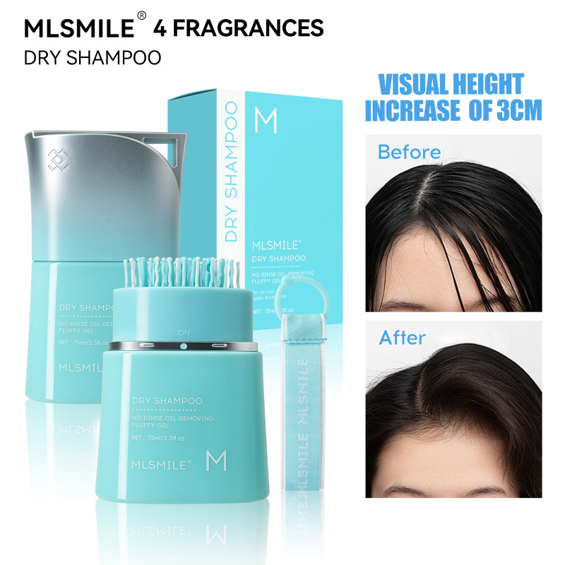 Mlsmile No-Rinse Shampoo Oil Control and Volumizing, with Comb Teeth for Oil Removal, Volumizing, Cleansing, Oil-Absorbing, Portable for Lazy People Mlsmile No-Rinse Shampoo Oil Control and Volumizing, with Comb Teeth for Oil Removal, Volumizing, Cleansing, Oil-Absorbing, Portable for Lazy People