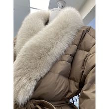 韩国东大门秋冬季加厚气质显瘦绑带收腰别致显瘦棉服女