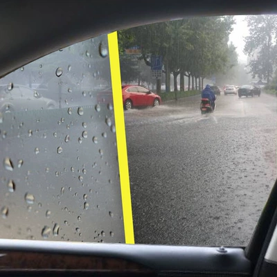 Automotive glass defogging agent: Qìchē Mirror Rainproof Defogger