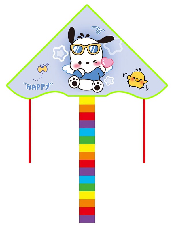 新しい凧の子供の漫画の凧の曲がった辺の三角の凧の王女の汪のチームの小さい凧の公園の露店の卸売り|undefined
